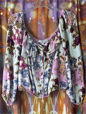 gorgeous floral print blouse